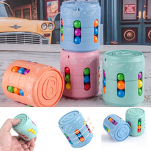Load image into Gallery viewer, Can Cube Top Magic Colorful Beans Finger Spinning Relieves Stress
