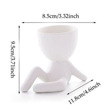 Load image into Gallery viewer, Home Ceramics Little People Succulent Vase Creative Desktop Art Crafts Decoration
