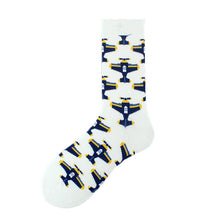 Load image into Gallery viewer, Color Spring, Autumn And Winter Fashion Cotton Socks, Airplane Fashion Socks
