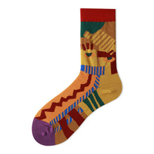 Load image into Gallery viewer, Socks Female Mid-tube Color Matching Personality Cotton Socks Hip Hop
