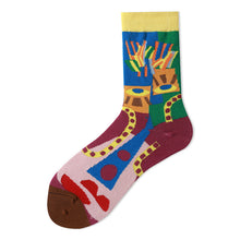 Load image into Gallery viewer, Socks Female Mid-tube Color Matching Personality Cotton Socks Hip Hop
