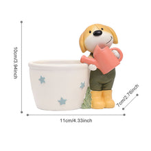 Load image into Gallery viewer, Cute Dog American Decorative Resin Succulent Flower Pot
