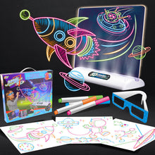 Load image into Gallery viewer, Light Puzzle Children's Drawing Board
