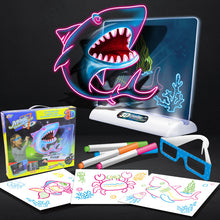Load image into Gallery viewer, Light Puzzle Children's Drawing Board
