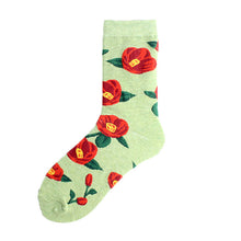 Load image into Gallery viewer, Sunflower Flower Cotton Socks Ladies College Style
