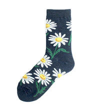 Load image into Gallery viewer, Sunflower Flower Cotton Socks Ladies College Style
