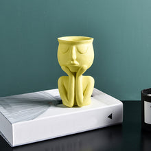 Load image into Gallery viewer, Handicraft Decoration Showcase Model House Soft Decoration Wholesale Abstract Character Creative Flower Pot
