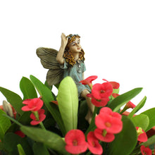 Load image into Gallery viewer, Cross-Border Spot Resin Flower Fairy Potted Garden Micro Landscape Diy Plug-In
