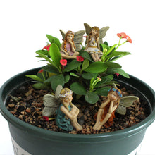 Load image into Gallery viewer, Cross-Border Spot Resin Flower Fairy Potted Garden Micro Landscape Diy Plug-In
