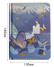 Load image into Gallery viewer, Butterfly Series Color Page Notebook Student's Diary A5 Creative Beautiful Hardcover Notebook
