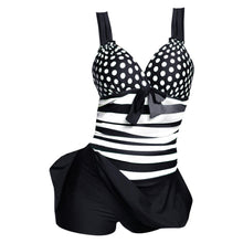 Load image into Gallery viewer, Ladies Polka Dot Plus Fat Sexy European And American Skirt Swimsuit Swimwear
