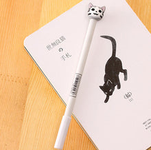 Load image into Gallery viewer, Cartoon Cheese Cat Gel Pen Emoticon Cat Water-Based Pen Middle School Student Pen
