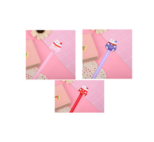 Load image into Gallery viewer, Cartoon Cat Gel Pen, Cute Student Stationery Pen
