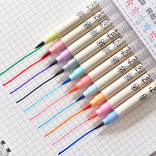 Load image into Gallery viewer, Color Watercolor Pen Soft Hair Beauty Pen

