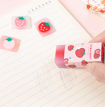 Load image into Gallery viewer, Lovely Strawberry Sandwich Eraser Portable Wipe Clean Eraser Drawing Writing Rubber Student Stationery
