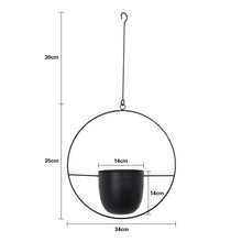 Load image into Gallery viewer, Hanging Iron Flower Pot Nordic Style Simple Creative Hydroponic Plant Potted Decoration Light Luxury Personalized Hanging Orchid
