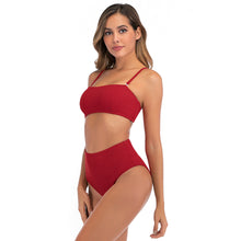 Load image into Gallery viewer, Split Swimsuit Women Bikini European And American Sexy High Waist Plus Size Swimsuit
