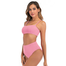 Load image into Gallery viewer, Split Swimsuit Women Bikini European And American Sexy High Waist Plus Size Swimsuit

