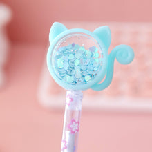Load image into Gallery viewer, Creative Cartoon Cat Tail Gel Pen Black Ink Pen Student Stationery

