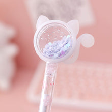 Load image into Gallery viewer, Creative Cartoon Cat Tail Gel Pen Black Ink Pen Student Stationery
