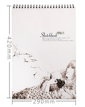 Load image into Gallery viewer, Sketchbook, Picture Book, Hand-Painted A3 Drawing Paper, Sketch Drawing Book, Thickened Drawing Book For Students
