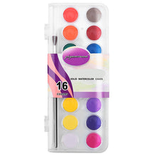 Load image into Gallery viewer, Solid Watercolor Paint Set Tin Box, Painting And Art Supplies
