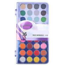 Load image into Gallery viewer, Solid Watercolor Paint Set Tin Box, Painting And Art Supplies
