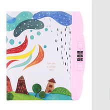 Load image into Gallery viewer, Children'S Codebook With Lock Notebook Cartoon Student Diary Book Korean Version Small  And Cute Note

