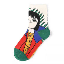 Load image into Gallery viewer, New Home Socks, Childlike Illustration Socks, Cross-Border E-Commerce Supply
