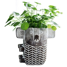 Load image into Gallery viewer, Koala Cement Flower Pot Cute Flesh Flower Apparatus
