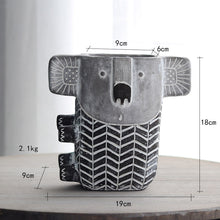Load image into Gallery viewer, Koala Cement Flower Pot Cute Flesh Flower Apparatus
