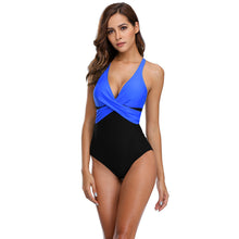 Load image into Gallery viewer, Sexy Solid color One Piece Swimsuit Women Swimwear Bodysuit Swimsuit Female Push Up Monokini High Waist Bathing Suits Beach Wear
