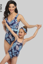 Load image into Gallery viewer, Digital Print One-piece Parent-child Swimsuit Amazon Foreign Trade Bikini Xing Cheng Swimsuit
