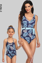 Load image into Gallery viewer, Digital Print One-piece Parent-child Swimsuit Amazon Foreign Trade Bikini Xing Cheng Swimsuit

