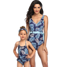 Load image into Gallery viewer, Digital Print One-piece Parent-child Swimsuit Amazon Foreign Trade Bikini Xing Cheng Swimsuit
