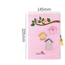 Load image into Gallery viewer, Primary School Student Code Book With Lock Diary Book Reward Gift Prize Boxed Girl Heart Cute Small  Notebook
