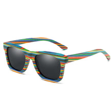 Load image into Gallery viewer, Color Wood Handmade Wooden Sunglasses Polarized
