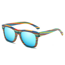 Load image into Gallery viewer, Color Wood Handmade Wooden Sunglasses Polarized
