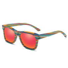 Load image into Gallery viewer, Color Wood Handmade Wooden Sunglasses Polarized
