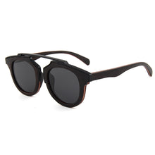 Load image into Gallery viewer, Sunglasses With Metal Nose, Bamboo Frame And Bamboo Legs
