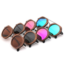 Load image into Gallery viewer, Sunglasses Polarized Bamboo and Wood Riding Glasses
