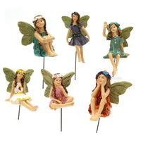 Load image into Gallery viewer, Flower Fairy Plug-in Set Garden Micro Landscape Ornament Decoration
