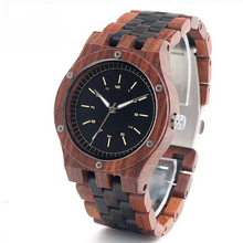 Load image into Gallery viewer, Casual Wooden Watch Men's Watch Pastoral Unique Quartz All Wooden Watch
