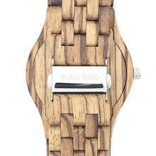 Load image into Gallery viewer, Casual Wooden Watch Men's Watch Pastoral Unique Quartz All Wooden Watch
