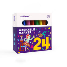 Load image into Gallery viewer, Washable Cone Head Watercolor Pen Baby Graffiti Painting Peace Of Mind Ink Paint
