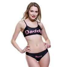 Load image into Gallery viewer, Alphabetic Print Split Bikini In Europe And America
