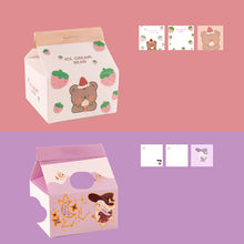 Load image into Gallery viewer, Milk Carton Post-it Note Korean Ins Removable Note Paper
