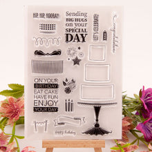 Load image into Gallery viewer, Transparent Silicone Seal Handbook Diary Album Diy Seal Handbook Seal
