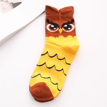 Load image into Gallery viewer, New Style Owl Socks Three-Dimensional Cartoon Socks Cotton Mid-Tube Women Socks
