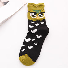 Load image into Gallery viewer, New Style Owl Socks Three-Dimensional Cartoon Socks Cotton Mid-Tube Women Socks
